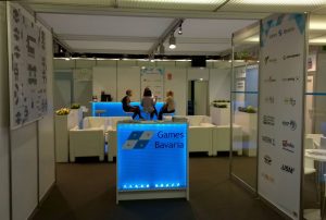 Regionale Standortinitiativen wie Games Bavaria stellen auch 2016 auf der Gamescom aus (Foto: Games Bavaria / WERK1)