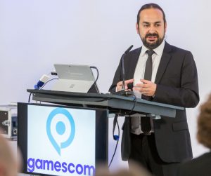 Tugbek Olek ist der Vorsitzende des türkischen Games-Verbands TOLEG, dem Partner der diesjährigen Gamescom (Foto: KoelnMesse).