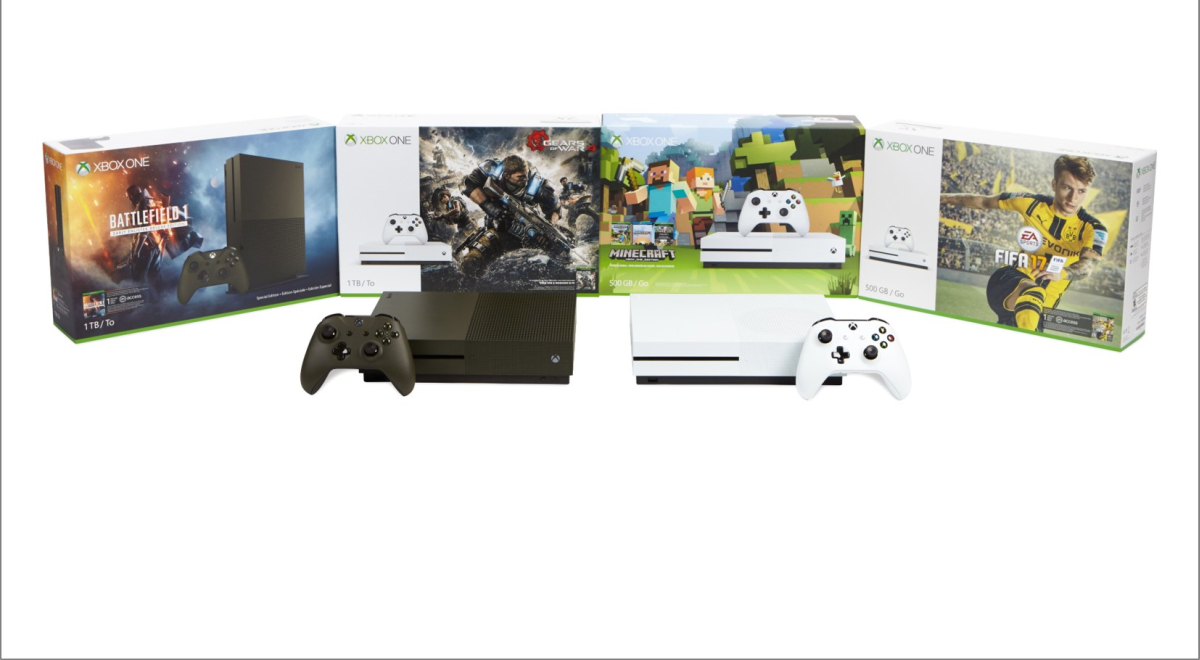 Die neuen Xbox One S Bundles im Überblick.