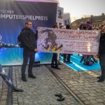 Crytek-CryEngine-Protestaktion-DFG-VK-Computerspielpreis-2017-Berlin