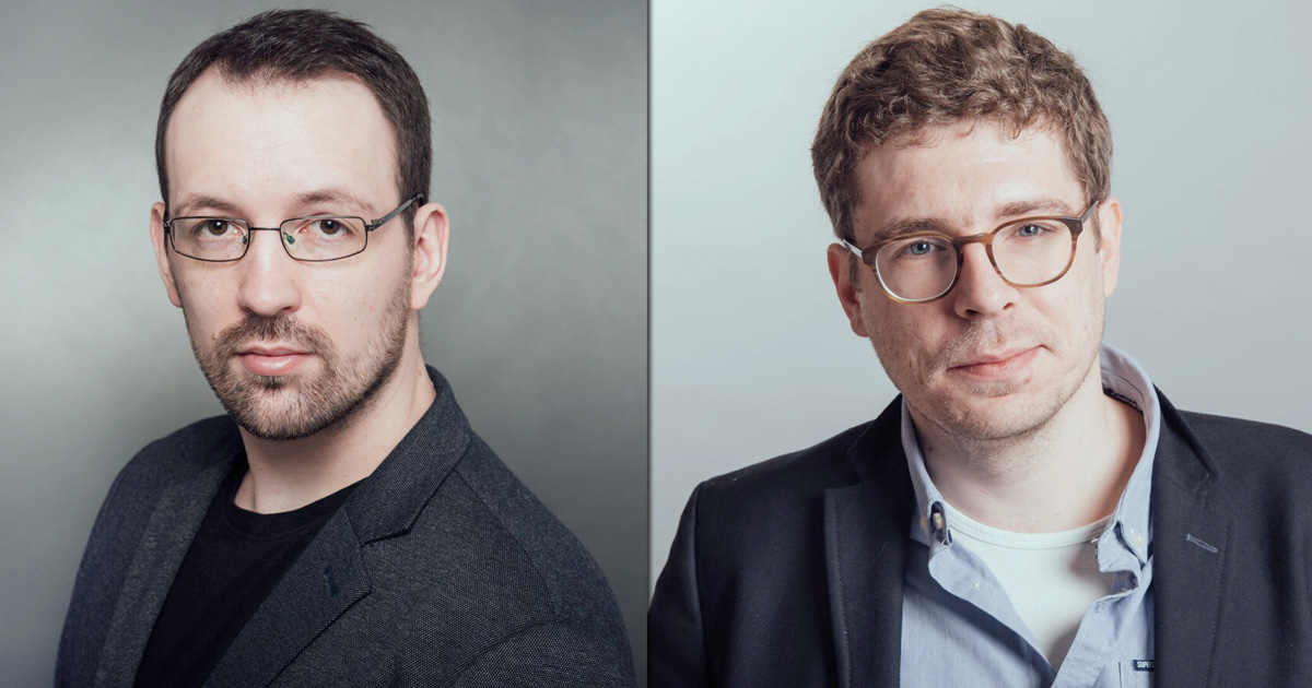 Die Gründer von Token Tantrum: Chris Bliss und Philippe Stegmann.