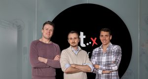 Das TreasureHunt-Gründertrio: CEO Kyle Smith, Ville Mikkola und Martin Kern (von links)