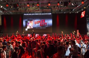 Exklusiv: 2K Games verzichtet auf Gamescom 2017 Anders als in den Vorjahren (hier der Auftritt von 2016) gehört 2K Games nicht zu den Ausstellern der Gamescom 2017 (Foto: KoelnMesse / Harald Fleissner)