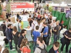 Das "Medienland NRW" ist auch in diesem Jahr auf der Gamescom mit einem eigenen Gemeinschaftsstand vertreten. (Foto: KoelnMesse/Oliver Wachenfeld)