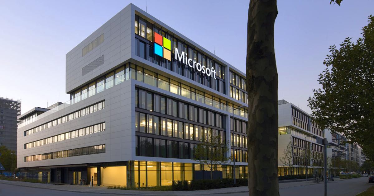 Die Deutschland-Zentrale von Microsoft in München Schwabing (Foto: Microsoft)