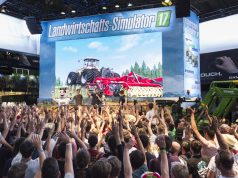 Spiele wie der Landwirtschafts-Simulator (hier der Gamescom-Auftritt 2016) haben zum steigenden Games-Umsatz beigetragen (Foto: KoelnMesse / Harald Fleissner)