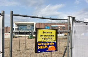 Gamescom 2017: Mega-Baustelle am Eingang Süd Der Eingang Süd zur Gamescom 2017 wird von einer Großbaustelle dominiert.