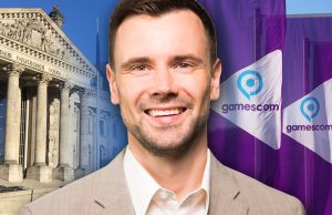 Gamescom 2017: Merkels Besuchsprogramm + Zusagen von Laschet, Özdemir, Barley BIU-Chef Felix Falk im Interview: "Der Gamescom-2017-Besuch der Kanzlerin ist wirklich etwas Besonderes."