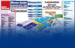 Gamescom 2017 Hallenplan: Kostenloser Messe-Guide zum Download Praktischer Wegweiser: der Gamescom 2017 Hallenplan.