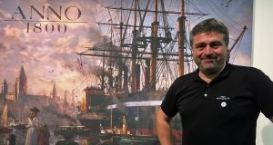 Kündigte "Anno 1800" auf der Gamescom 2017 an: Benedikt Grindel, Studioleiter Ubisoft Blue Byte