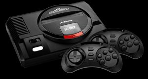 Klein, schwarz, stark: die Retro-Konsole SEGA Mega Drive Flashback HD (Foto: ATGAMES)