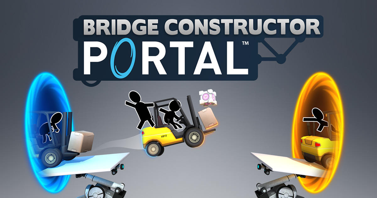 "Bridge Constructor Portal" erscheint am 20. Dezember 2017 für PC, Linux und Mac.
