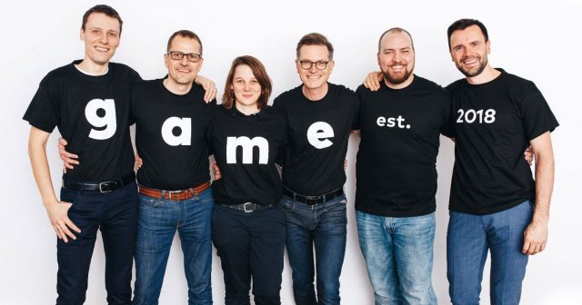 Der frisch gewählte Vorstand des Game-Verband (von links): Stefan Marcinek, Ralf Wirsing, Linda Kruse, Jens Kosche, Lars Janssen, Geschäftsführer Felix Falk (Foto: Game / Jakob Nawka)