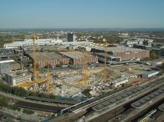 Gamescom-Ausrichter KoelnMesse meldet Rekord-Umsatz für 2017 Großbaustelle KoelnMesse: Die Rekordgewinne werden in neue Hallen und die Sanierung investiert (Foto: KoelnMesse/STRABAG)