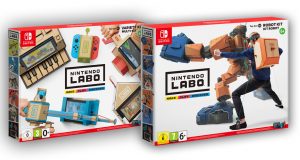 Die beiden Sets von Nintendo Labo: Multi-Set und Robo-Set erscheinen am 27. April 2018.