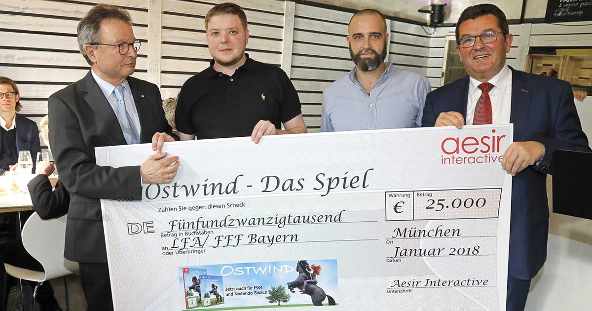 Eines von acht FFF-Bayern-geförderten Titeln, die 2017 erschienen sind: "Ostwind: Das Spiel" von Aesir Interactive.