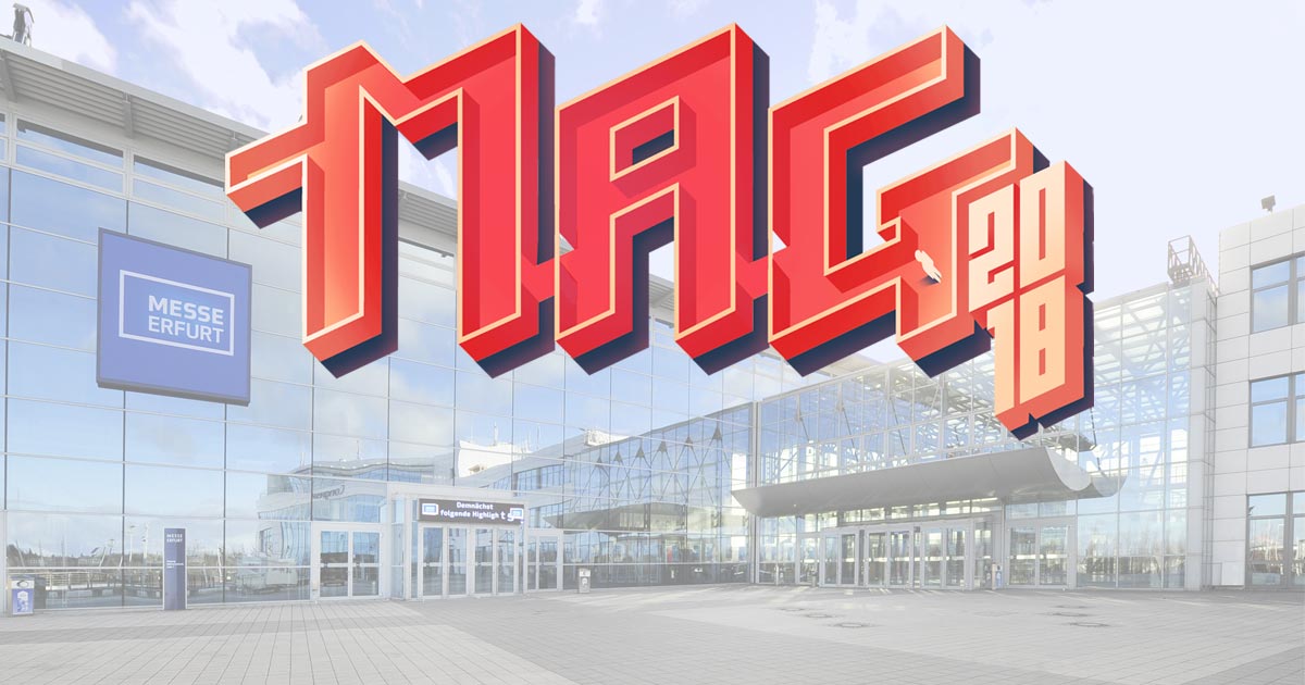 Die Fan-Convention MAG 2018 findet vom 5. bis 7. Oktober auf dem Gelände der Messe Erfurt statt.