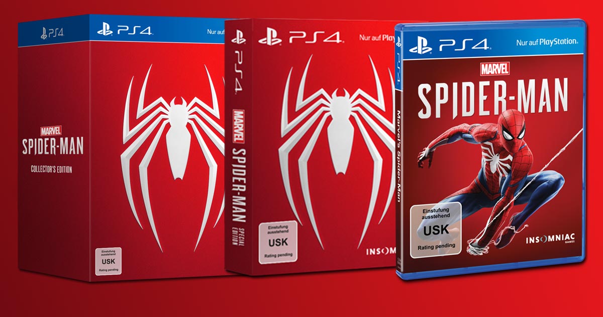 "Marvel's Spider-Man" erscheint am 7. September 2018 - als Collector's Edition, Special Edition und Standard Edition.