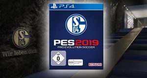 Parallel zum Verkaufsstart von PES 2019 bringt Konami eine eigene PES 2019 Schalke Edition auf den Markt (Abbildung: Konami Digital Entertainment)