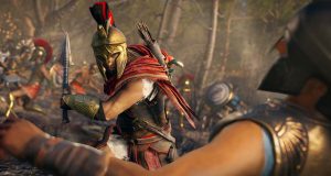 Spektakuläre Gefechte bleiben der Kern von "Assassin's Creed Odyssey" (Abbildung: Ubisoft)