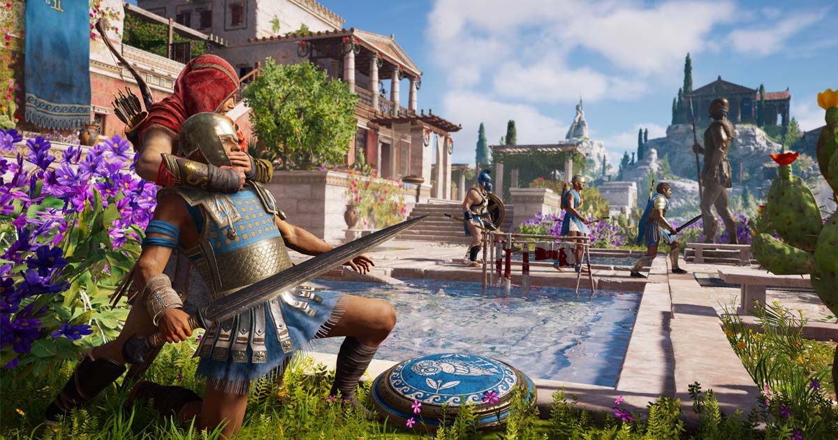 Während der Ubisoft E3 2018 Pressekonferenz zeigte der Hersteller erste Spielszenen aus "Assassin's Creed Odyssey" (Abbildung: Ubisoft)