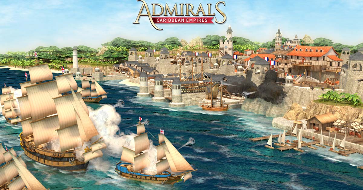 "Admirals: Caribbean Empires" ist das neue Browserspiel des Travian-Games-Studios Bright Future (Abbildung: Travian Games GmbH)