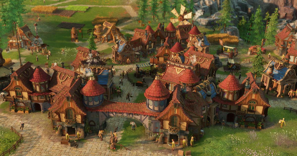 Unverkennbar "Die Siedler": Figuren und Gebäude sind mit viel Liebe zum Detail modelliert und animiert (Abbildung: Ubisoft Blue Byte)