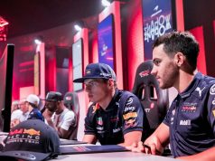Red-Bull-Pilot Max Verstappen war bei der Auslosung ("Draft") zur F1 Esports Pro Series zugegen und unterstützte seinen Team-Kollegen (Foto: Formula One / Joe Brady Photography)