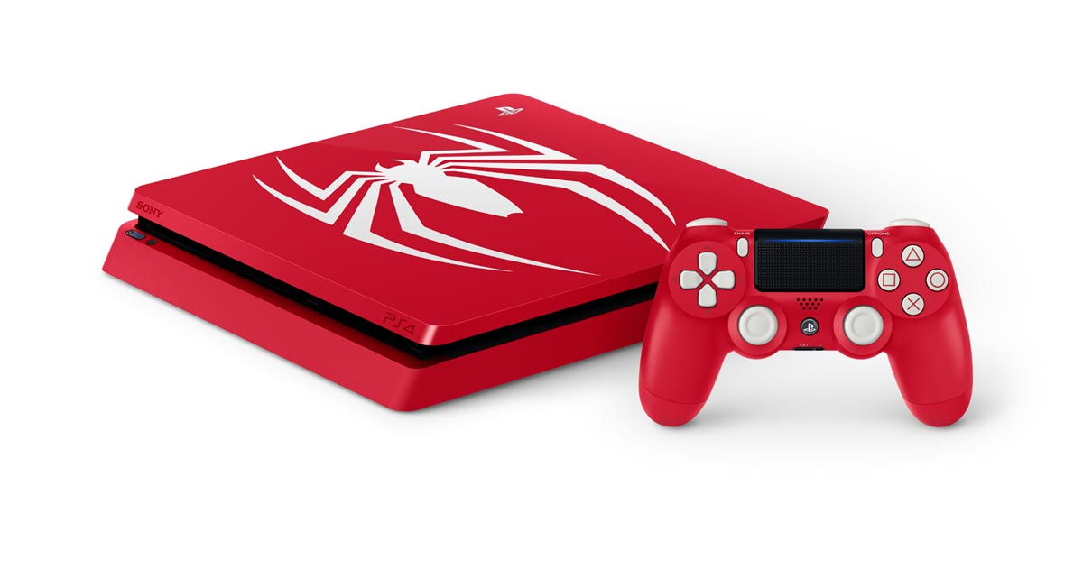 Gaming Tiefpreiswoche bei Media Markt: Die PS4 im Spider-Man-Design ist für 399 Euro zu haben - solange Vorrat reicht (Abbildung: Sony Interactive)