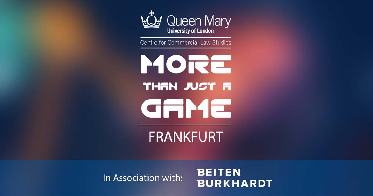 Die Frankfurter Kanzlei Beiten Burkhardt ist Gastgeber der Fachtagung More than just a Game 2018 (Abbildung: BBLAW)