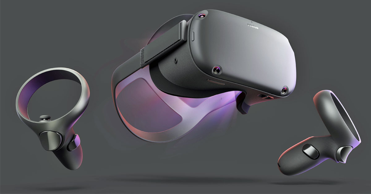 Mehr Bewegungsfreiheit verspricht Facebook für die kabellose VR-Brille Oculus Quest (Foto: Facebook)