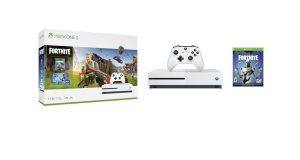 Das Xbox One Fortnite Bundle enthält neben Konsole, Controller und Spiel auch zahlreiche Extras (Abbildung: Microsoft)