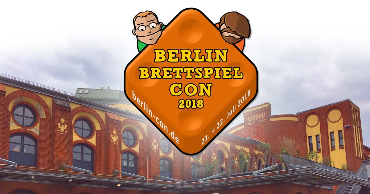 Nach einer erfolgreichen Messe im Jahr 2018 zieht die Berlin Brettspiel Con 2019 in die STATION Berlin (Foto: GamesWirtschaft / Logo: Berlin Brettspiel Con Event GmbH)