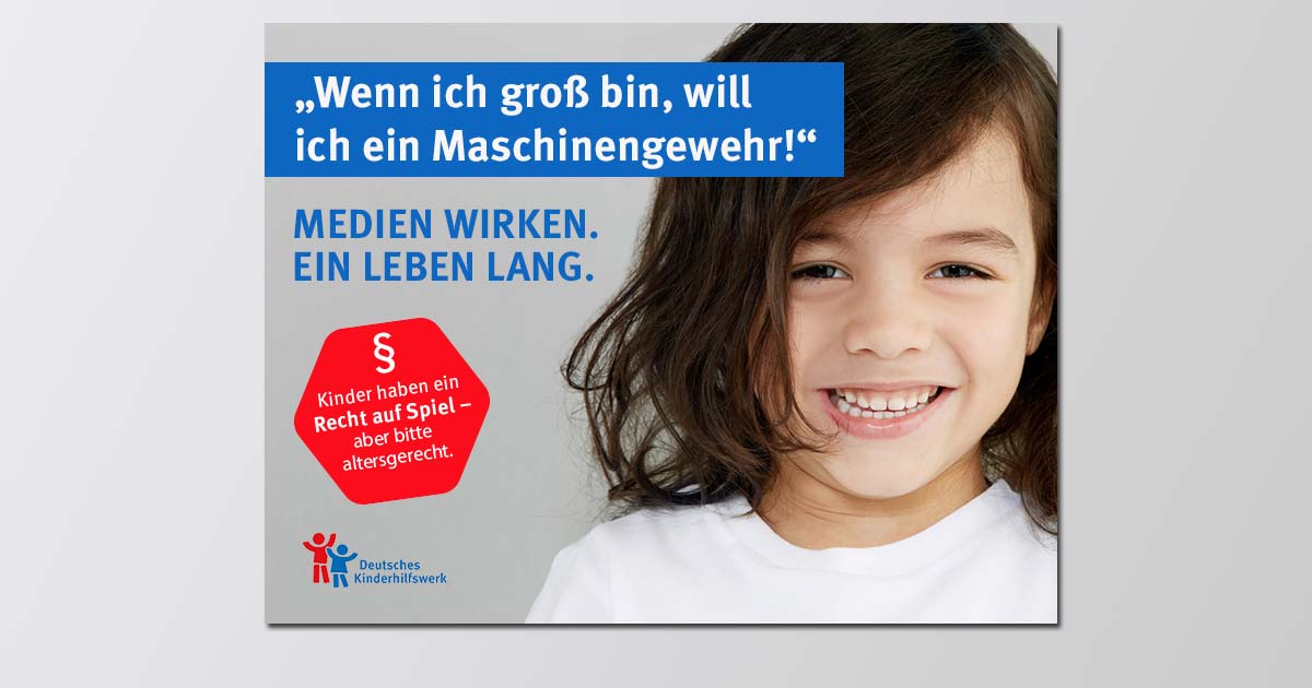 Vier der fünf Motive der aktuellen Facebook-Kampagne des Deutschen Kinderhilfswerks (Abbildungen: DKHW / Emely / Elisabethsalleebauer (2x) / Indeed / Getty Images)