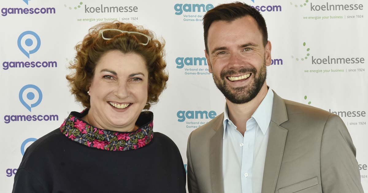 Noch im August hatte Katharina C. Hamma gemeinsam mit Game-Geschäftsführer Felix Falk die Gamescom-Pressekonferenz bestritten - jetzt melden Kölner Lokalmedien, dass die Managerin die KoelnMesse verlässt (Foto: KoelnMesse GmbH)