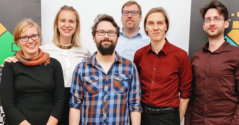 Der sechsköpfige Vorstand vertritt die Mitglieder von Games & XR Mitteldeutschland (Foto: Maria Manneck)