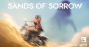 Die Konzeptzeichnung bietet einen ersten Vorgeschmack auf "Sands of Sorrow" (Abbildung: Jo-Mei Games)
