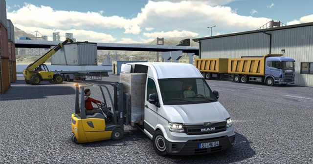 Der "Truck & Logistics Simulator" ist das erste Switch-Spiel aus dem Hause Aerosoft.