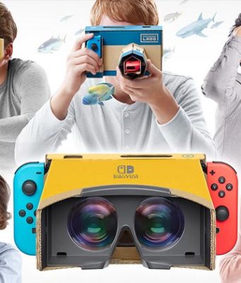 Mit dem Nintendo Labo VR-Set verwandelt sich die Nintendo Switch in eine Virtual-Reality-Brille (Abbildung: Nintendo)