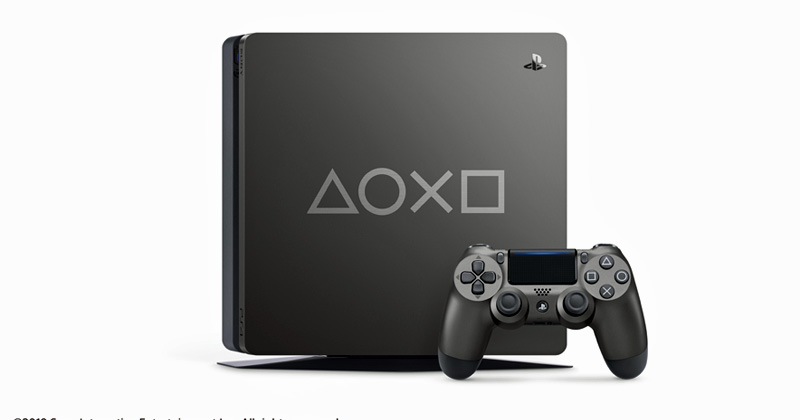 Ab 7. Juni 2019 erhältlich: die Days of Play 2019 PlayStation 4 Limited Edition Steel Black (Abbildung: Sony Interactive)