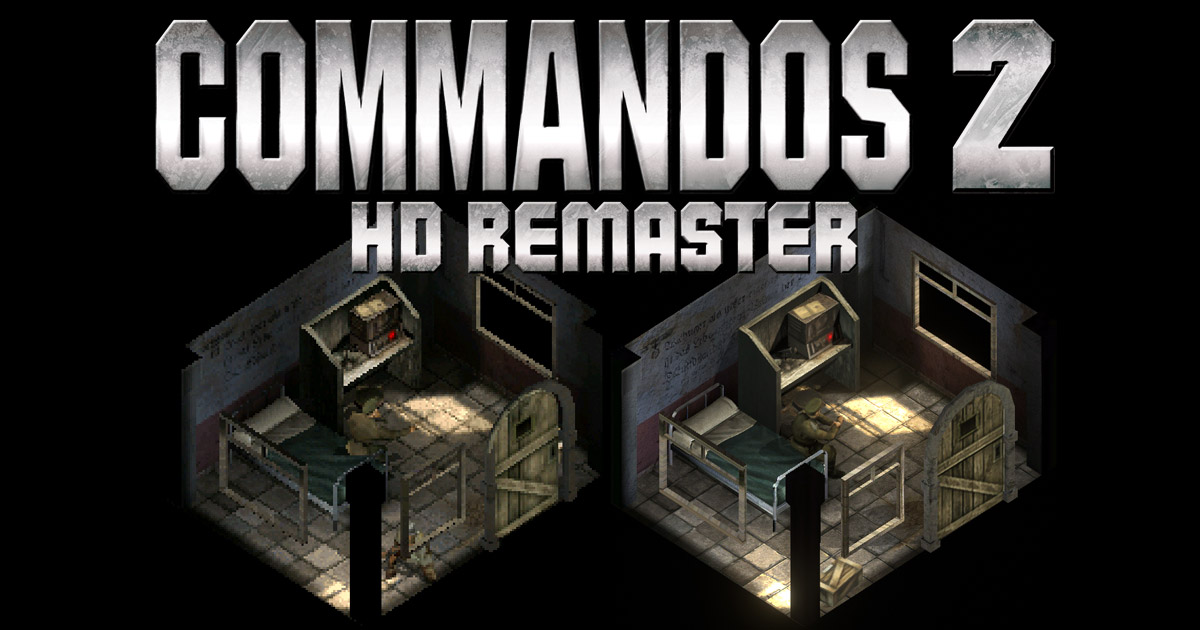 Links das Original von 2001 - rechts die Neuauflage: Für "Commandos 2 - HD-Remaster" hat Kalypso Media unter anderem Texturen und Figuren überarbeiten lassen (Abbildung: Kalypso)