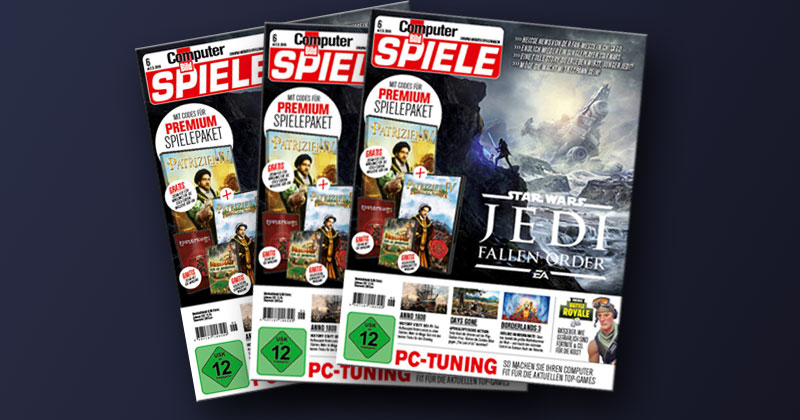 Die aktuelle Computer Bild Spiele 6/2019 ist eine der letzten Ausgaben in der 20jährigen Geschichte des Magazins (Abbildung: Axel Springer Digital)