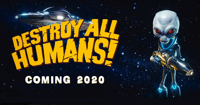 Im Vorfeld der E3 2019 kündigt THQ Nordic das Remake von "Destroy All Humans" an (Abbildung: THQ Nordic)