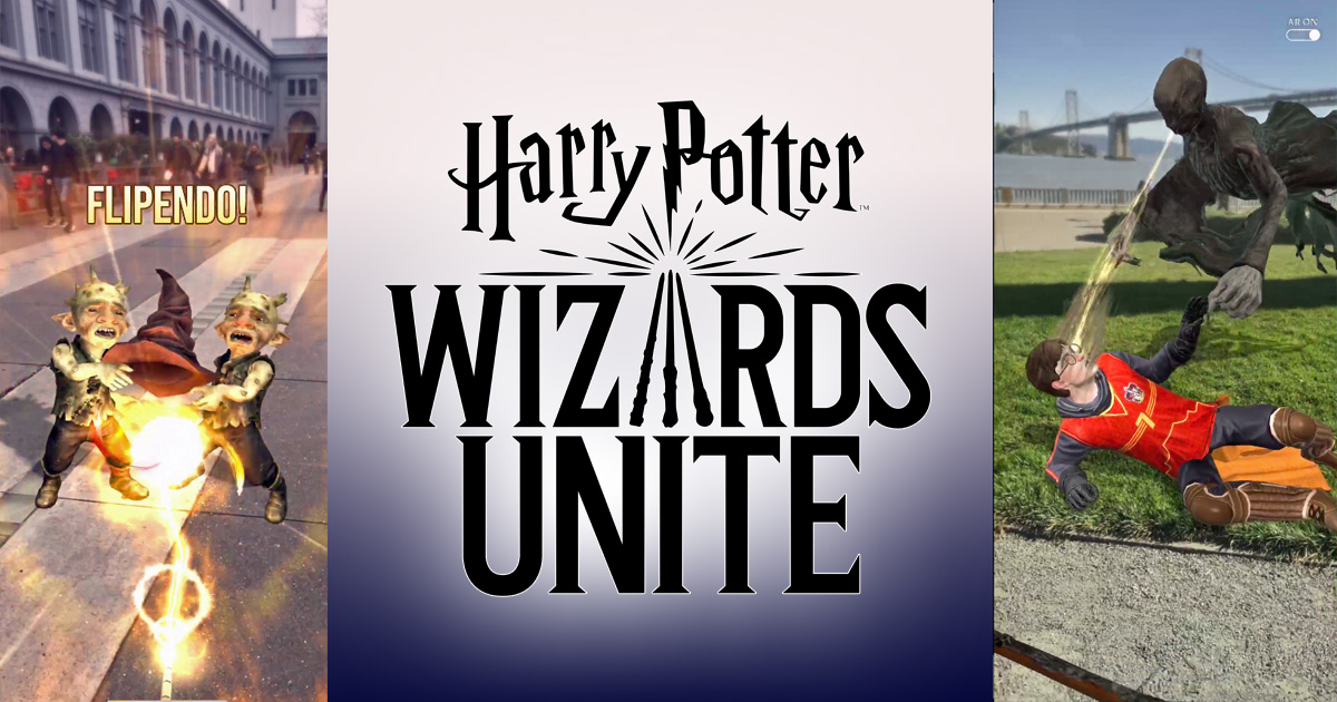 Magier aller Kontinente vereinigt euch: "Harry Potter: Wizards Unite" startet im Sommer 2019 auch in Deutschland (Abbildungen: Niantic / Warner)