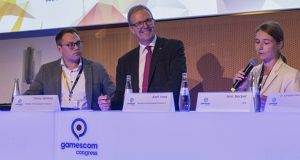 Politiker auf der Gamescom 2019: Europa-Abgeordneter Axel Voss (CDU) nimmt auch in diesem Jahr am Gamescom Congress teil (Foto: KoelnMesse / Oliver Wachenfeld)