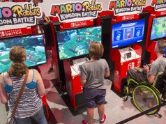 Gamescom-Veranstalter wollen Ressourcen und Nerven schonen Viele Aussteller der Gamescom - hier Nintendo - achten darauf, dass die Spielstationen auch für Rollstuhlfahrer nutzbar sind (Foto: KoelnMesse / Harald Fleissner)