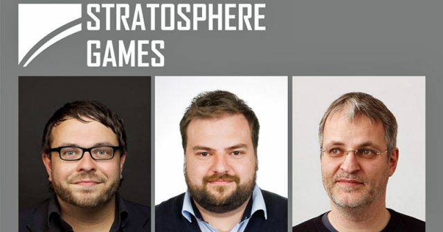Stratostphere-Games-CEO Kristian Metzger verpflichtet Daniell Ullrich als COO und Teut Weidemann als Creative Director (von links - Abbildung: Stratosphere Games)