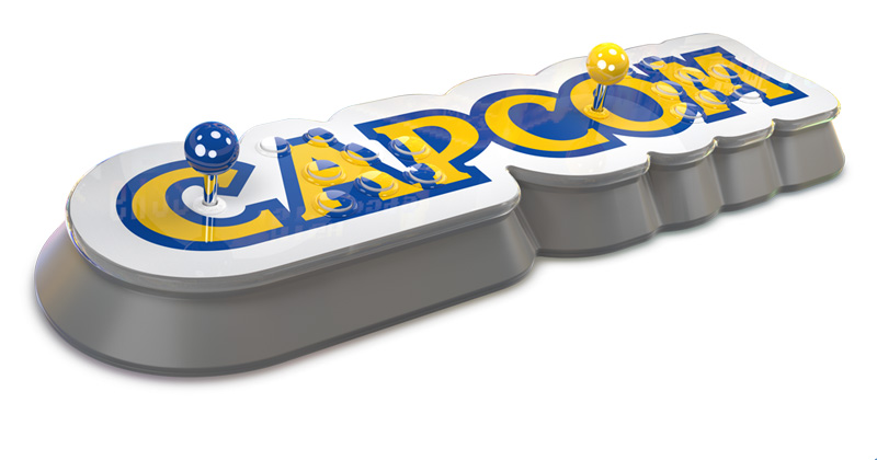 Spielhallen-Flair verteilt auf 74 Zentimeter: Die Capcom Home Arcade wird mit 16 Spielen ausgeliefert (Foto: Koch Media)