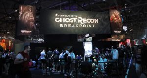 Die auf der Gamescom 2019 intensiv beworbene Ubisoft-Neuheit "Ghost Recon Breakpoint" verkauft sich schleppend (Foto: GamesWirtschaft)