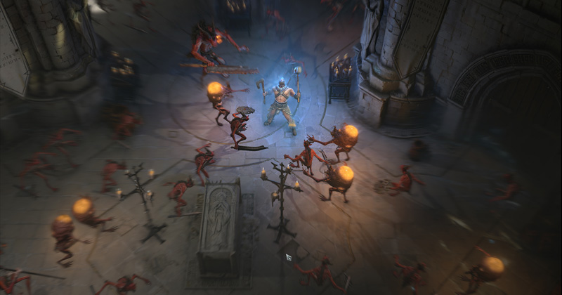 Typisch Diablo: Auch "Diablo 4" setzt auf die gewohnte Iso-Perspektive und hohen Detailgrad (Abbildung: Blizzard)